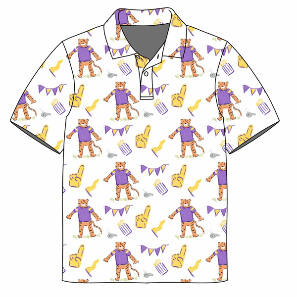 Jackson Polo- Game Day Purple and Gold