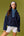 Brooke Varsity Fleece Pullover- Navy