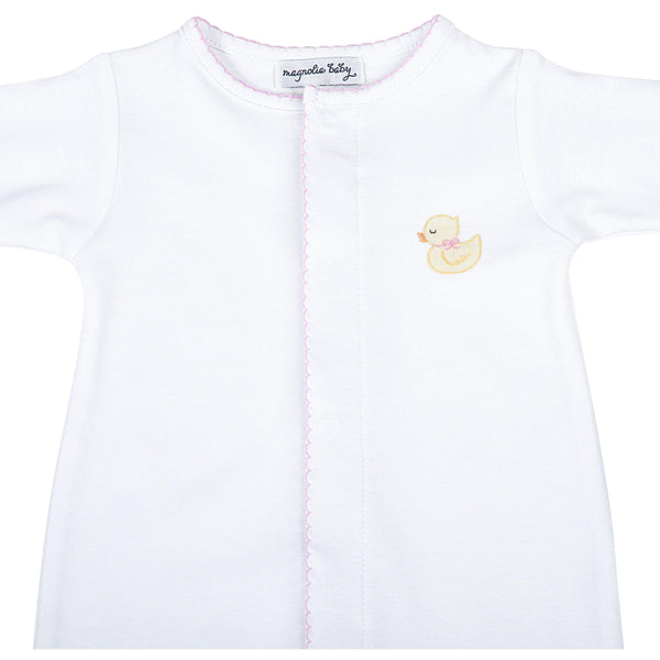 Precious Ducklings Embroidered Converter- Pink