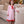 Load image into Gallery viewer, Light Pink Stripe &amp; Red Dress
