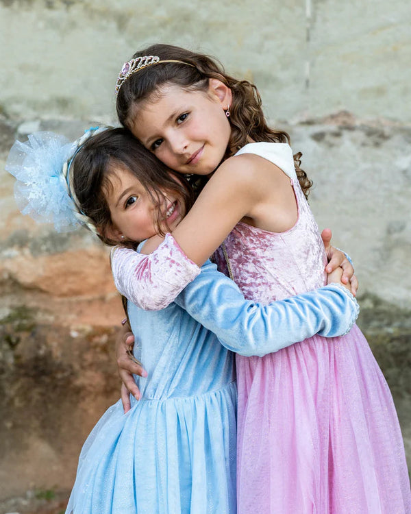 Velvety Soft Princess Dress- Sisters Forever