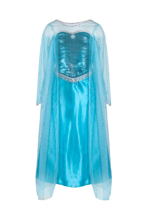 Ice Queen Dress W/ Cape