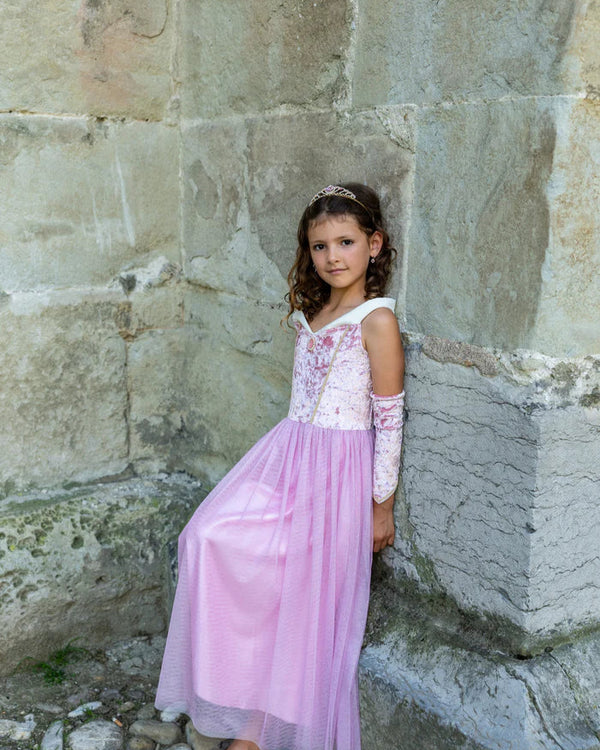 soft princess dresses Velvety Soft Yellow Princess Gown with Arm Warmers