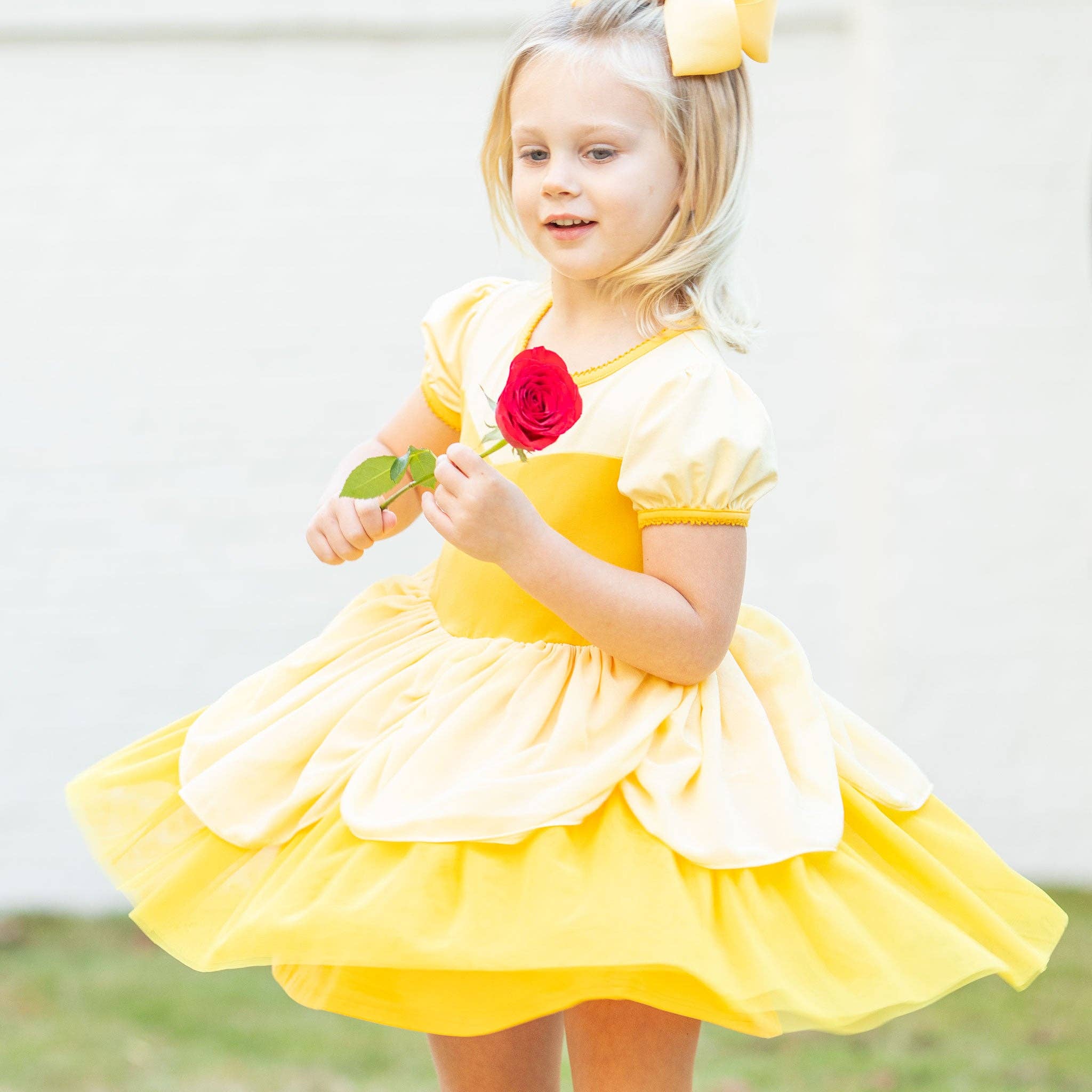 Princess Dress- Yellow Large (7-8) Princess Dress- Yellow Large (7-8)