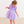 Princess Bow Twirl Dress- Amethyst Princess