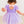 Princess Bow Twirl Romper- Amethyst Princess