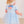 Princess Bow Twirl Romper- Crystal Blue Princess