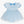Princess Bow Twirl Romper- Crystal Blue Princess