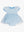 Princess Bow Twirl Romper- Crystal Blue Princess