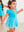 Princess Bow Twirl Romper- Teal Golden Princess