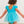 Princess Bow Twirl Romper- Teal Golden Princess