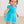 Princess Bow Twirl Romper- Teal Golden Princess