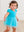 Princess Bow Twirl Romper- Teal Golden Princess