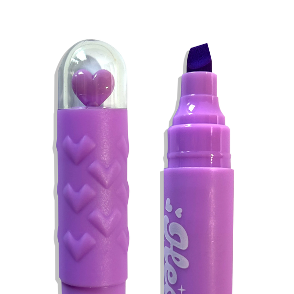 Heart Pops Neon Highlighters- Set of 6