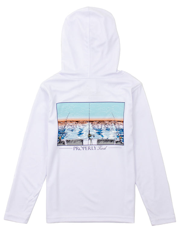 Shade Performance Hoodie Castaway- White