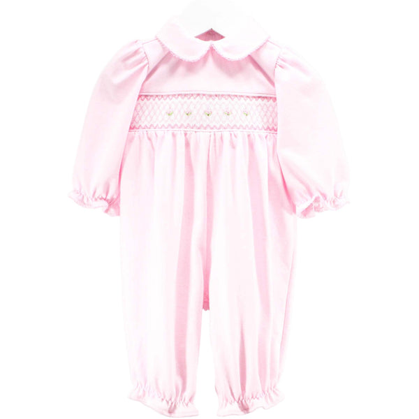 Pink & White Claire Romper