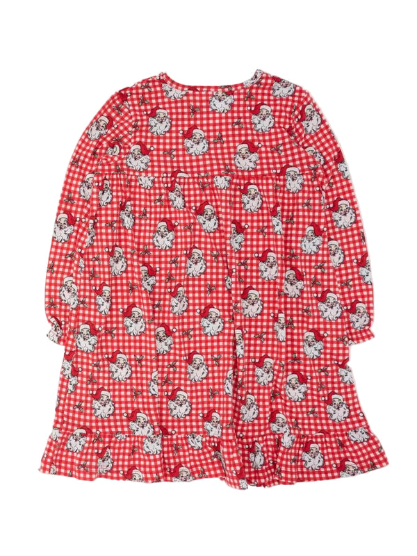 Dear Santa Pajama Nightgown- Red