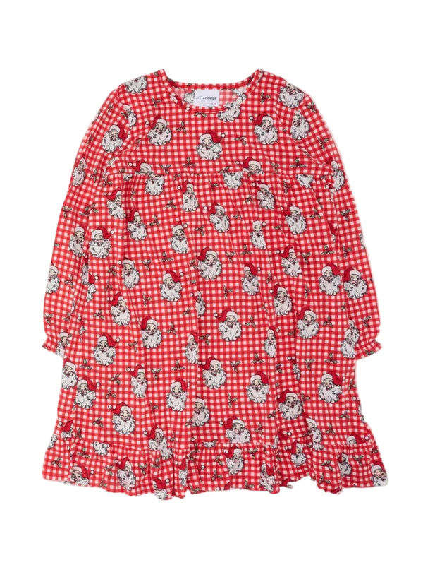 Dear Santa Pajama Nightgown- Red