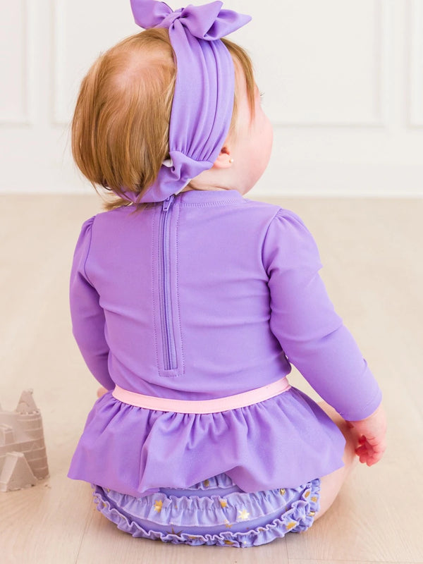 Tower Princess Bow Skirted LS One Piece
