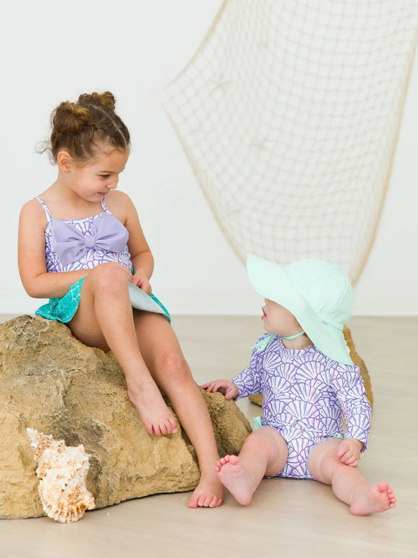 Big Bow Skirted One Piece- Magical Mermaid