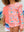 Coral Floral Skirted Flutter Rash Guard Bikini