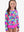 Rash Guard 2-Piece Swimsuit- Neon Ocean Coral