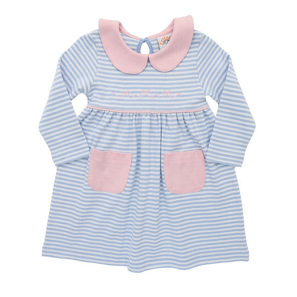 Bow Trio Pocket Dress