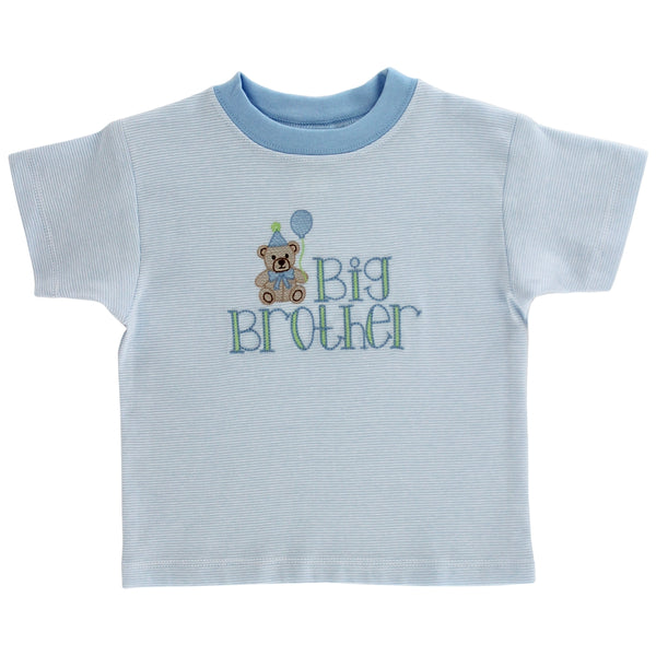 Big Brother T-Shirt- Blue & White Stripe