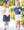 Khaki Twill Scallop Skort
