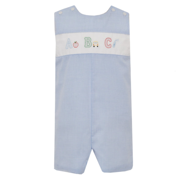 ABC Jon Jon- Lt. Blue Gingham