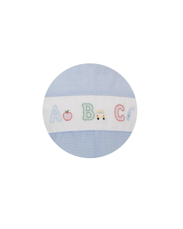 ABC Jon Jon- Lt. Blue Gingham