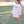 Alex Sweatshirt- Tennis Racquets, Daisy White