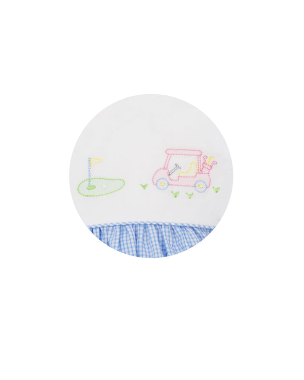 Golf Float Sundress- Blue Check