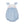 Princess Bubble W/ Straps- Lt. Blue Microcheck