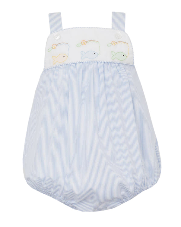 Fish Strap Sunbubble- Lt. Blue Stripe