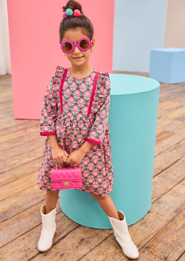 Porto Dress- Andover Vines