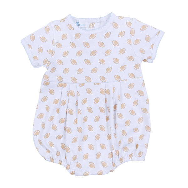 Touchdown Cutie Printed Bubble- Light Blue