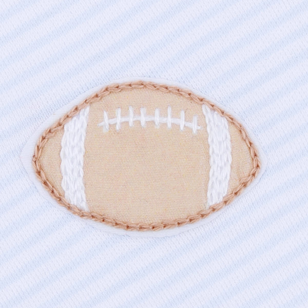 Touchdown Cutie Emb Bubble- Light Blue