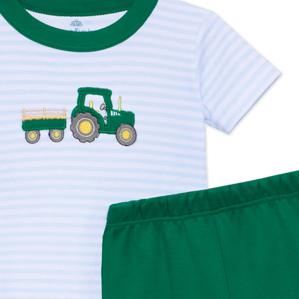 Little Farmer Applique Short Pajamas