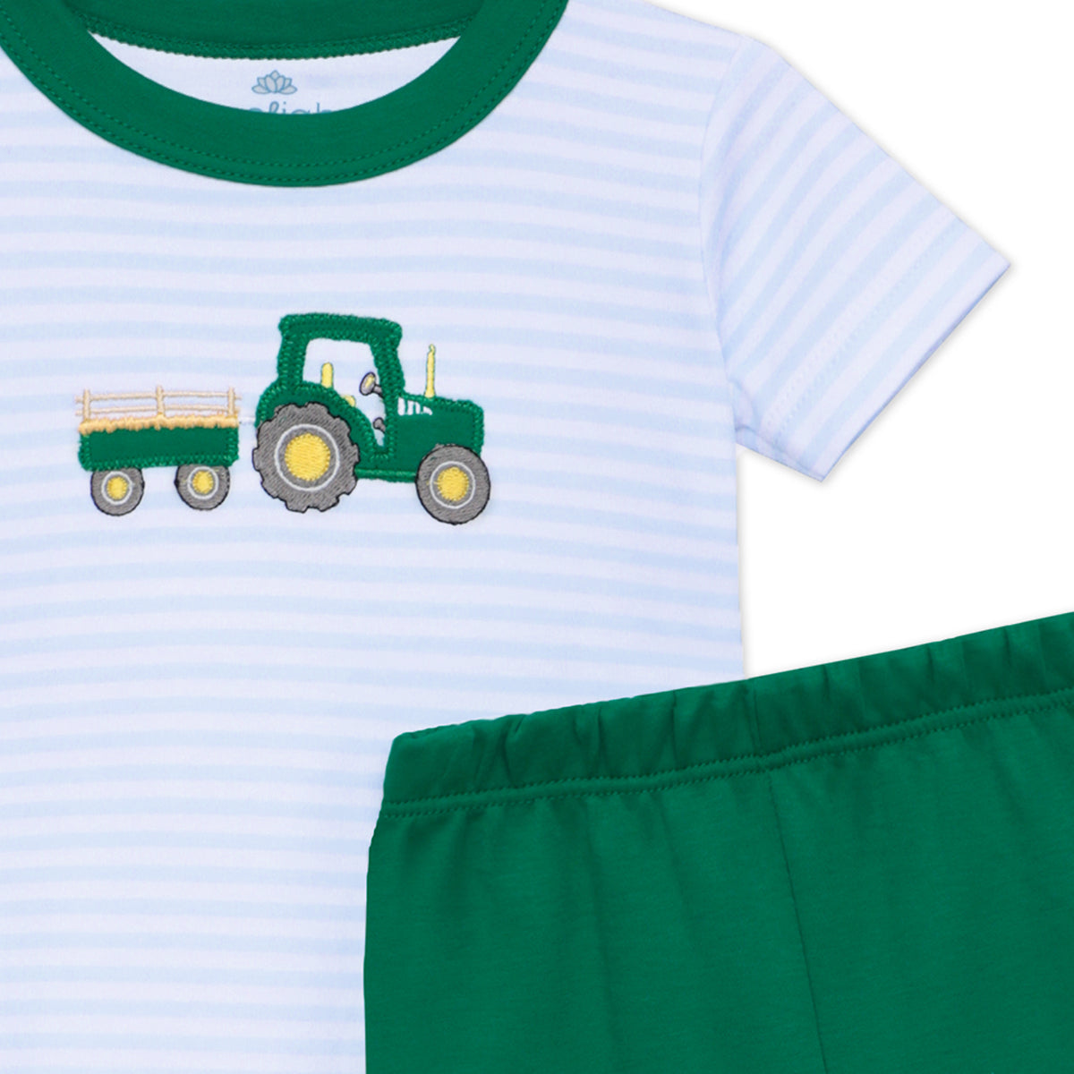 Little Farmer Applique Short Pajamas – Smock Candy