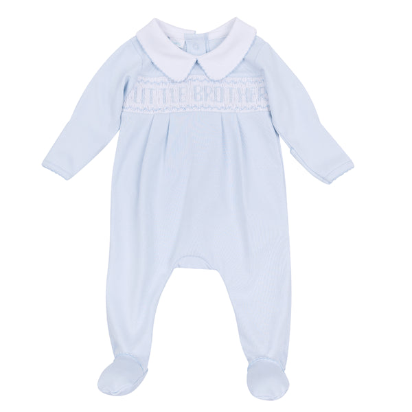 Little Brother Smocked Footie
