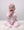 Knit Footie With Eyelet- Pink