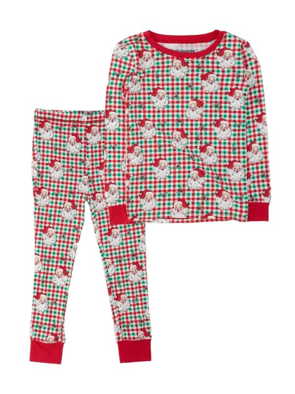 Dear Santa LS Pajama Set- Red & Green