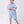 Jeremiah W/ White Trim Short Set- Blue