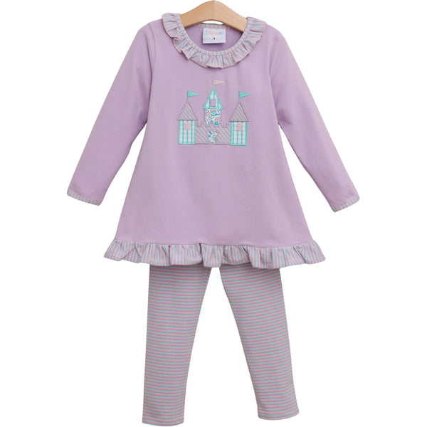 Princess Palace Ruffle Pants Set