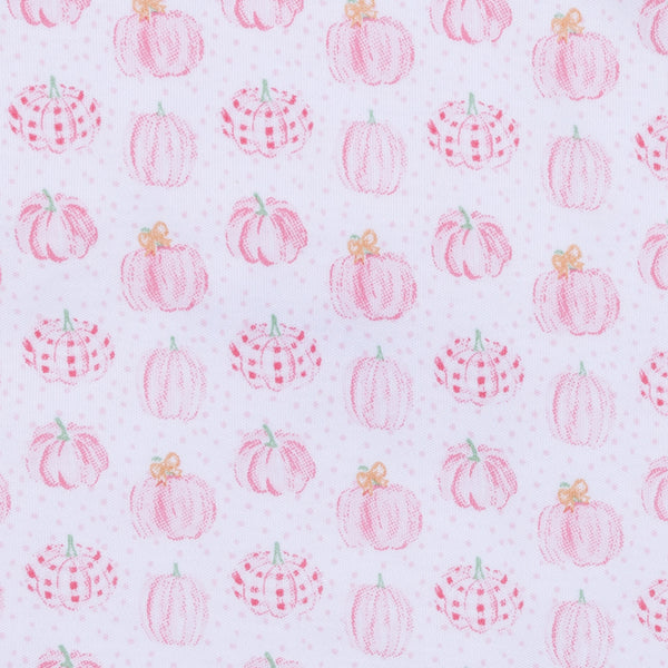 Precious Pumpkins Long Pajamas- Pink
