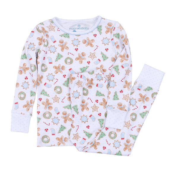 Frosted Wonderland Pajamas- Light Blue