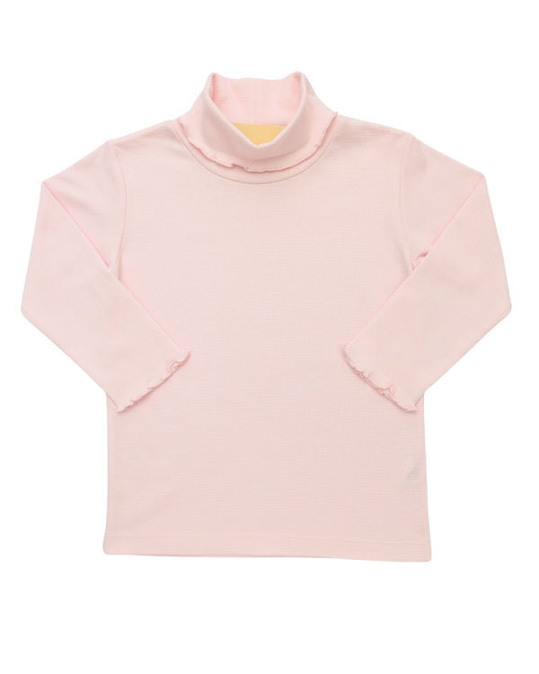 Thin Stripe Turtleneck- Lt. Pink