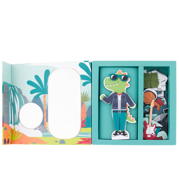 Magnetic Dress-Up Box Set: Dino/Lion