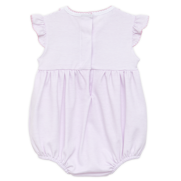 Julia Smocked Bubble- Pink